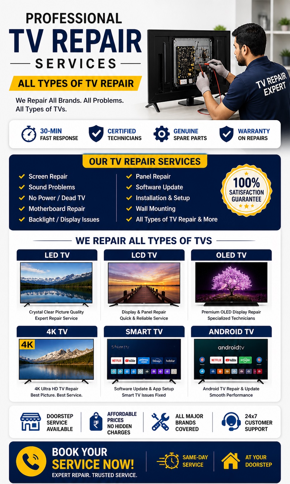 TV Repair Experts in Noida